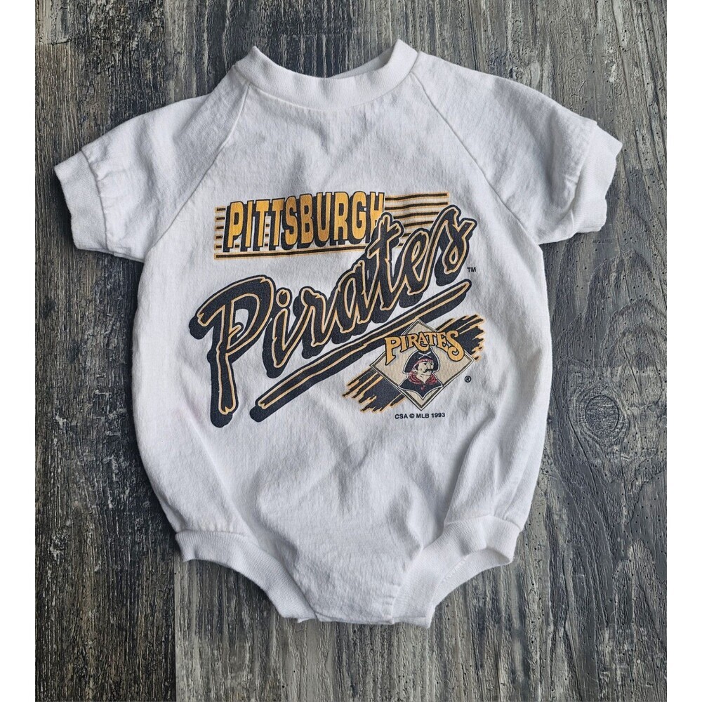 Vintage Pittsburgh Pirates 1993 Baby One Piece 18 Months